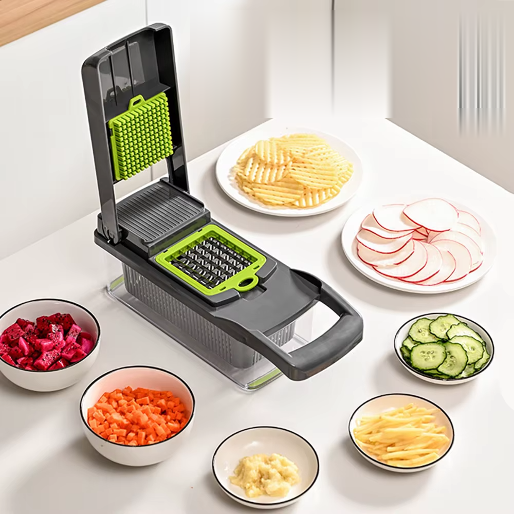 Cortador de Verduras 16 en 1 — Prepara la comida en 5 minutos, no en 30