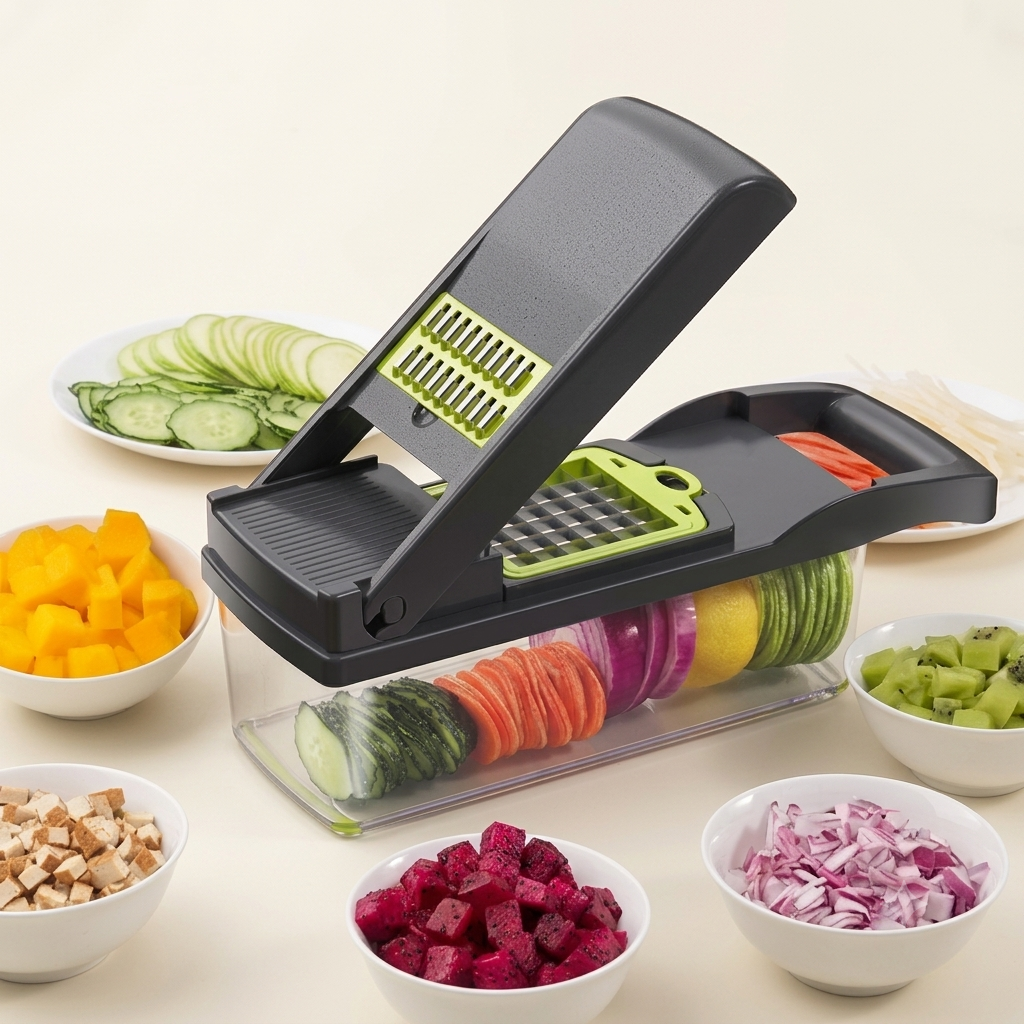 Cortador de Verduras 16 en 1 — Prepara la comida en 5 minutos, no en 30